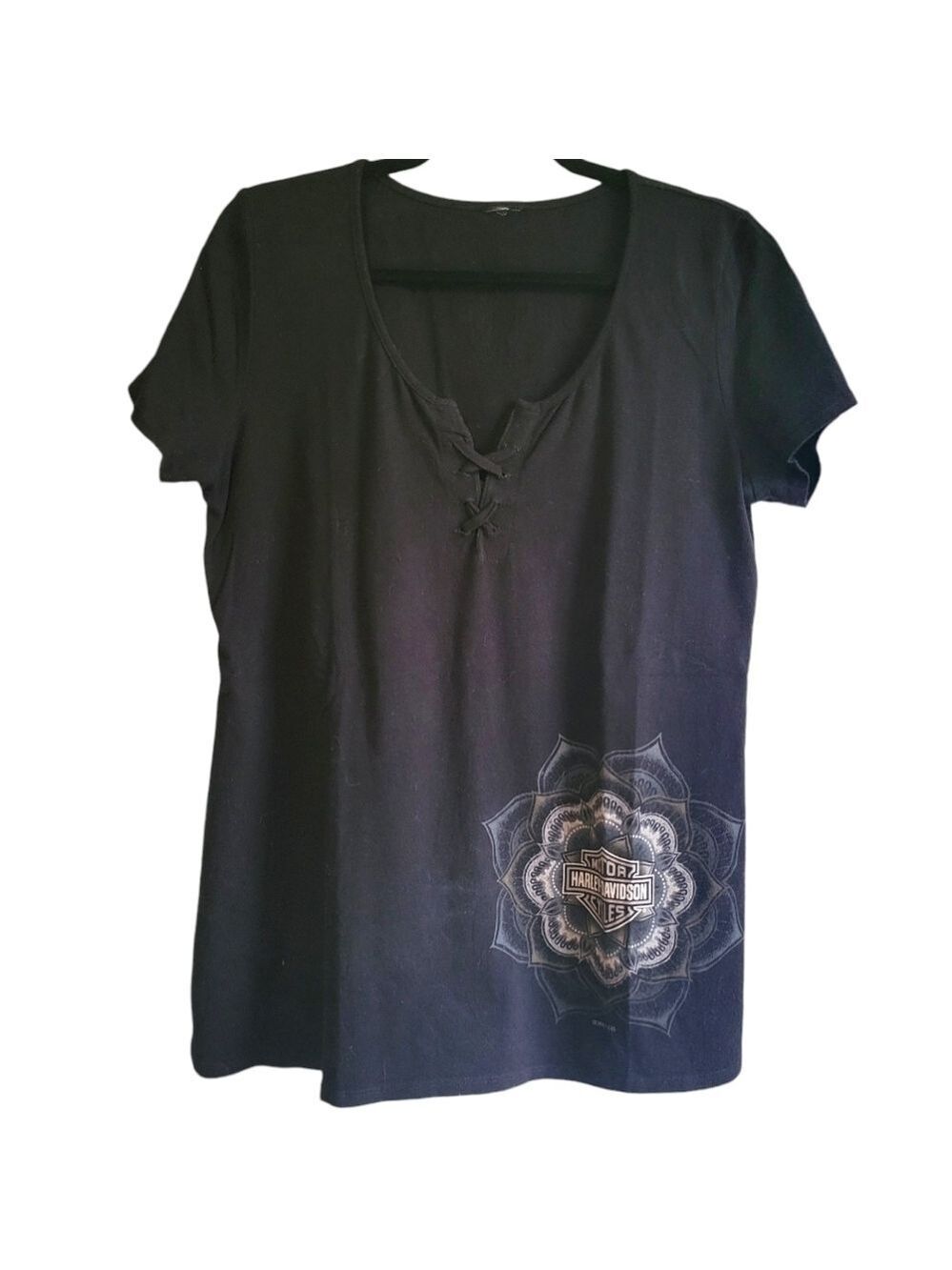 Harley Davidson Playa Del Carmen Black T-Shirt Women's Medium